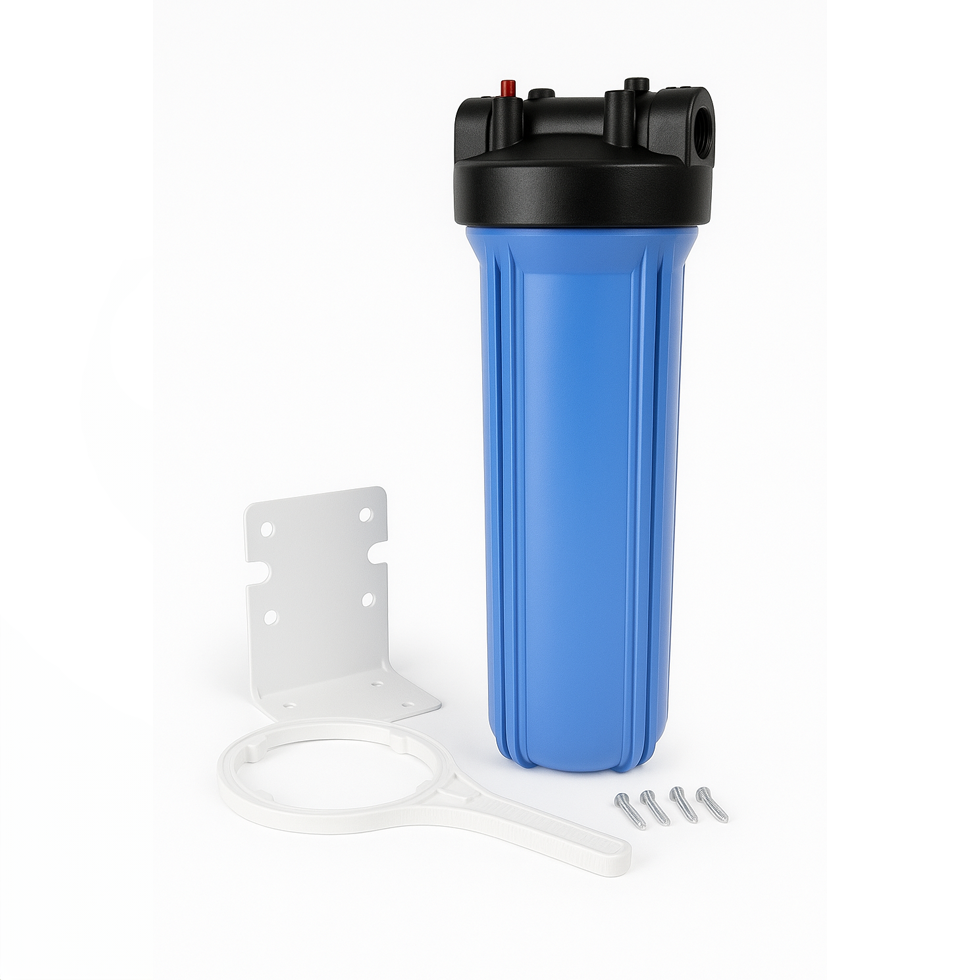 20" Big Blue Housing Kit – 3/4" Ports (with Mounting Bracket & Wrench)