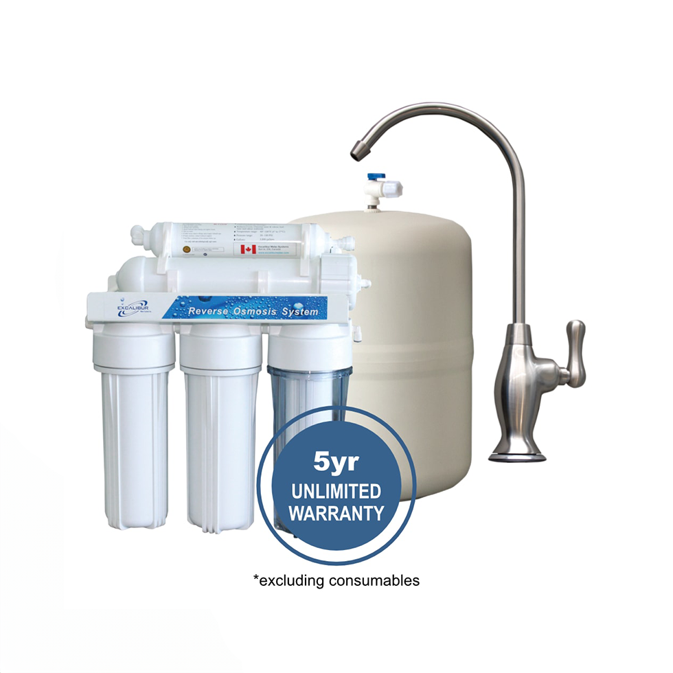 Excalibur 5 Stage 75GPD Superior Reverse Osmosis System