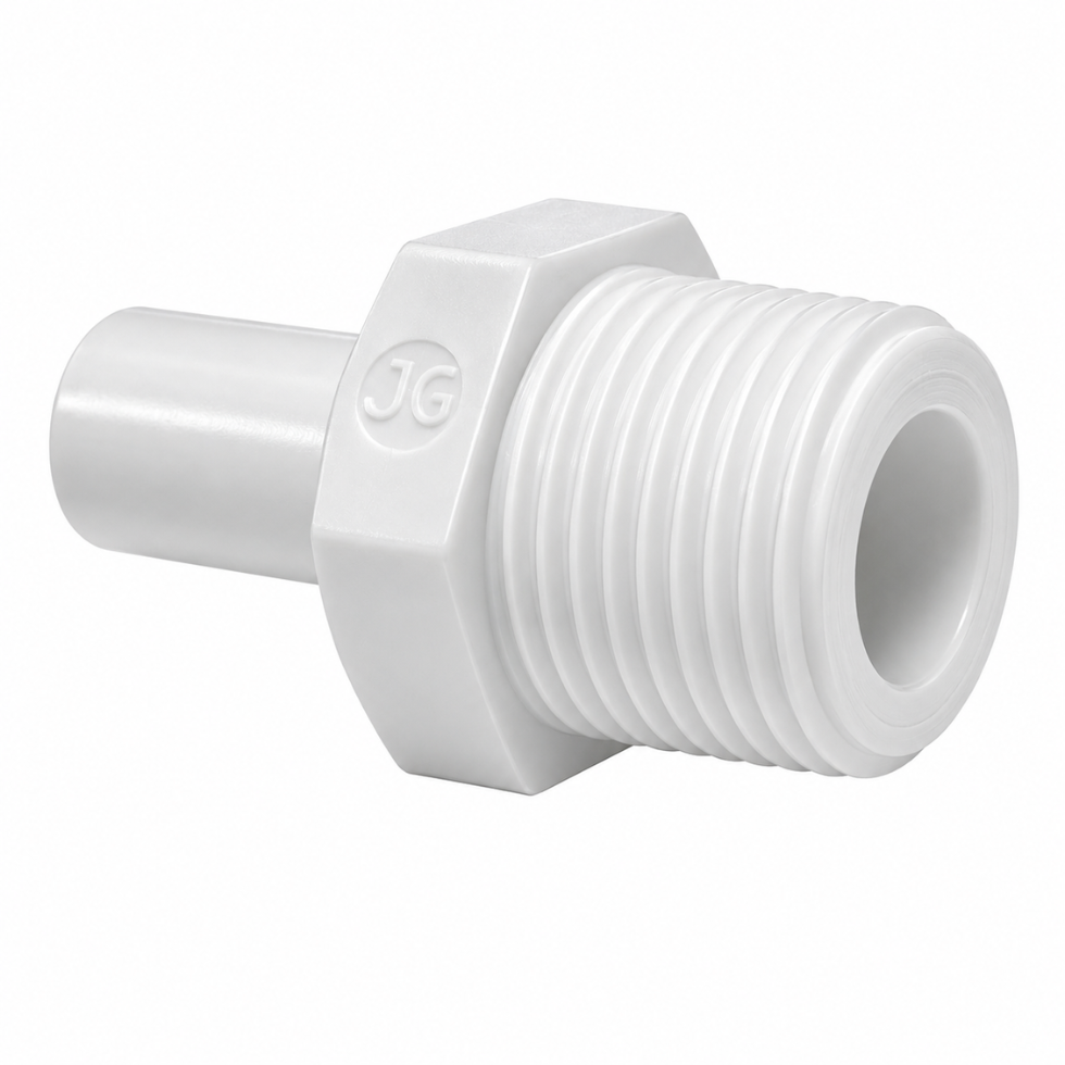 Stem Adapter, 1/4" x 1/4", Male