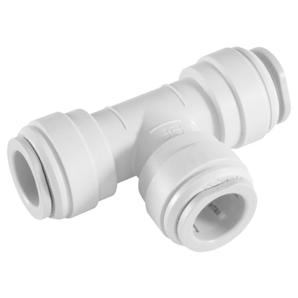 Union Tee, 3/8" x 3/8"x 3/8" Push Fit (John Guest)
