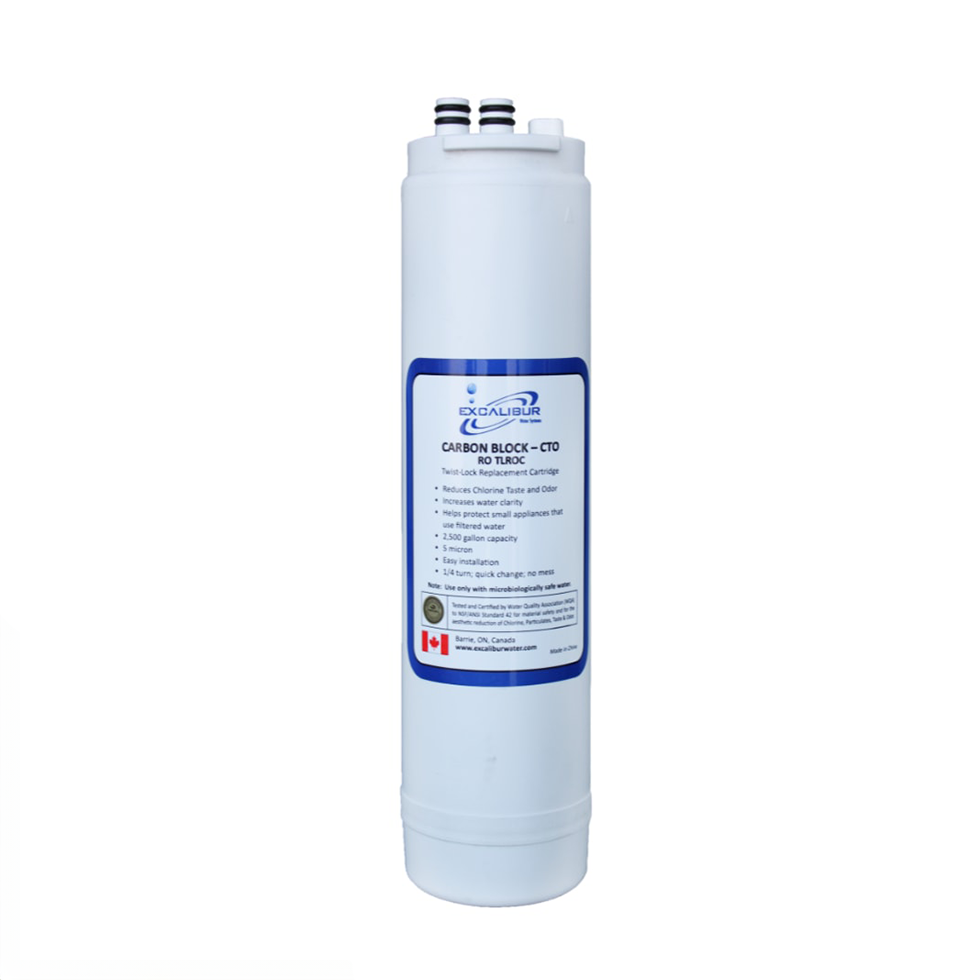 Excalibur 5 Micron Carbon Block Filter (RO TLOC)