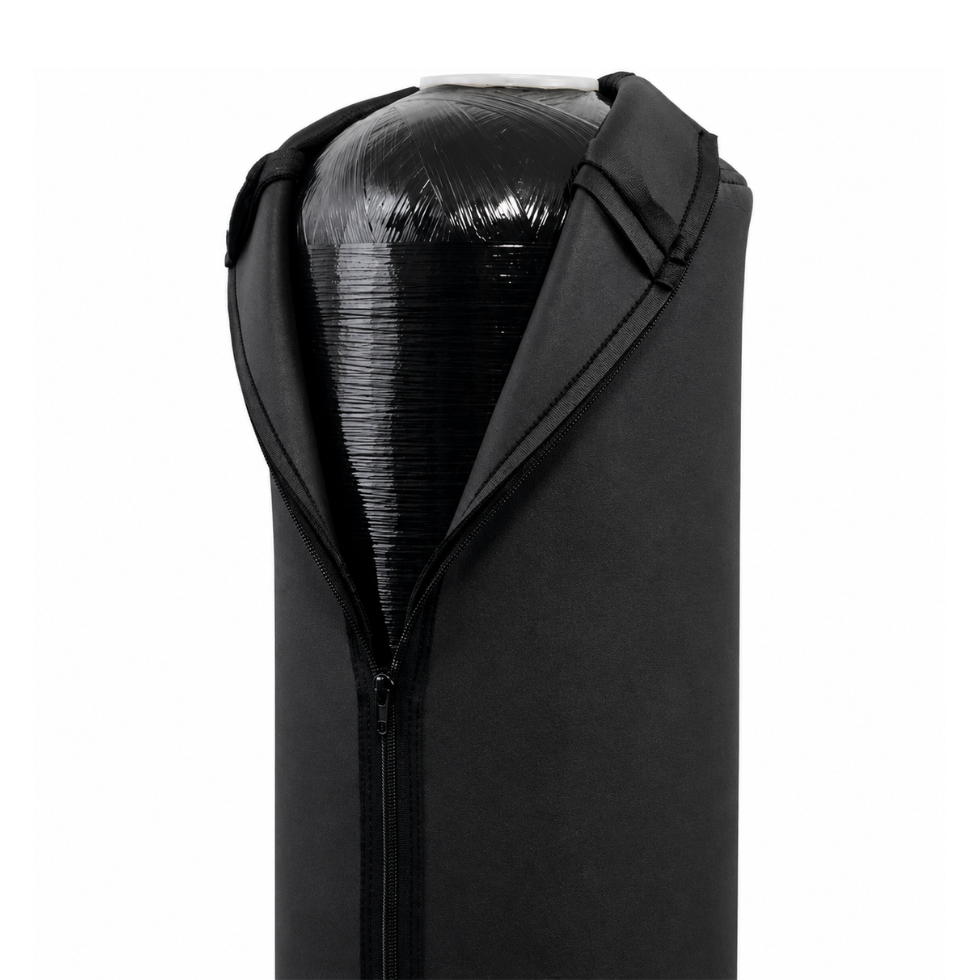 Water Softener Tank Jacket 10x54, Neoprene Black