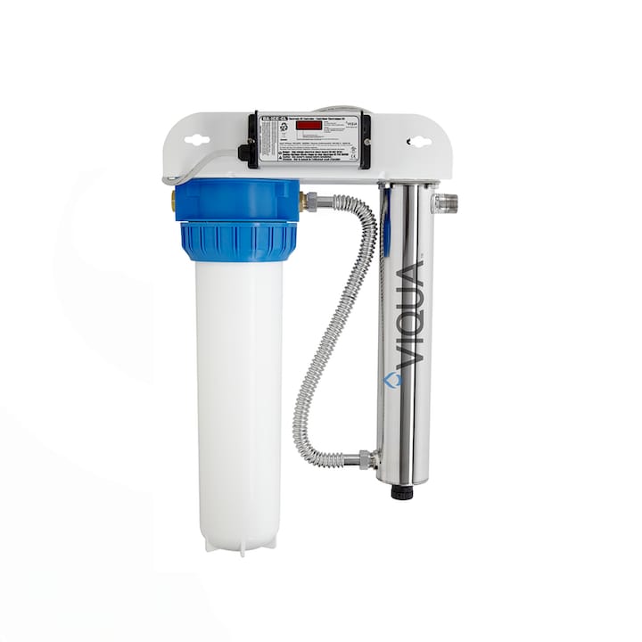 Viqua VH410F20 UV system for well water treatment