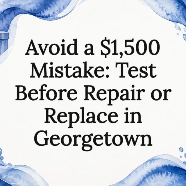 Decorative water treatment article title card
