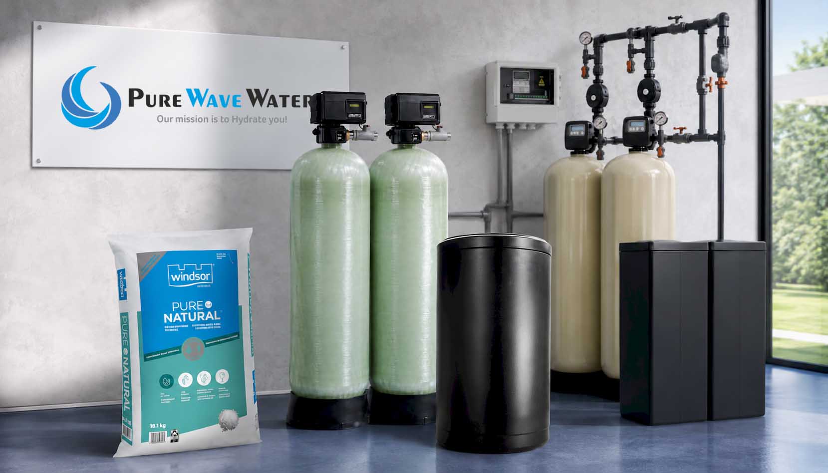 Windsor Pure Natural Water Softener Salt available from Pure Wave Water in Georgetown Ontario