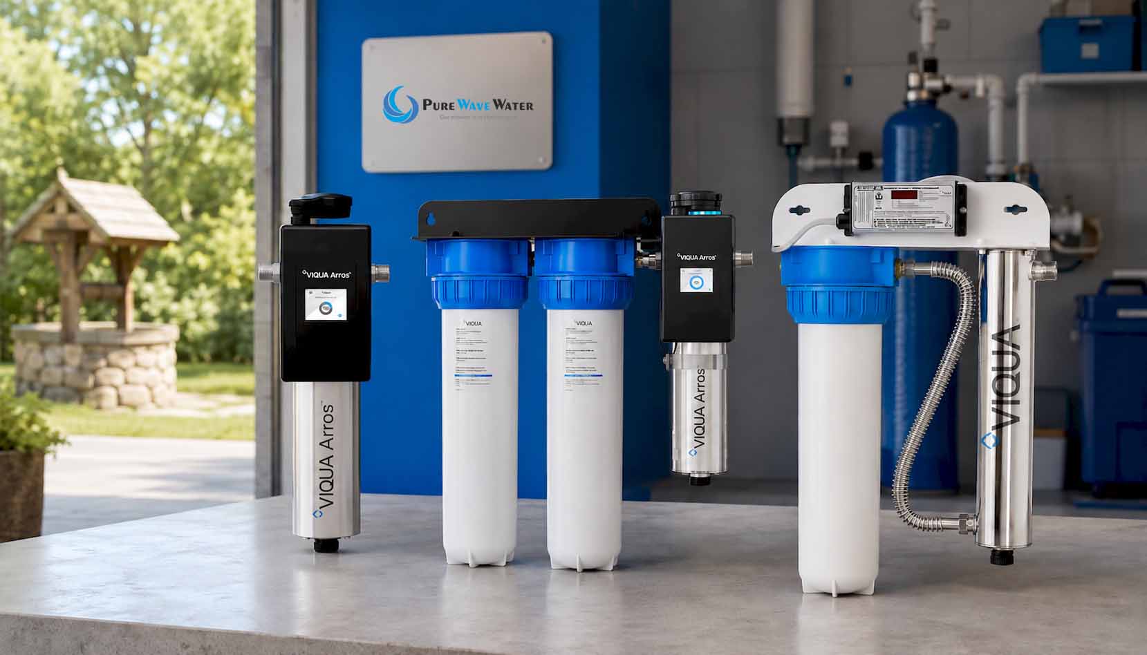 UV system for well water available from Pure Wave Water in Georgetown Ontario