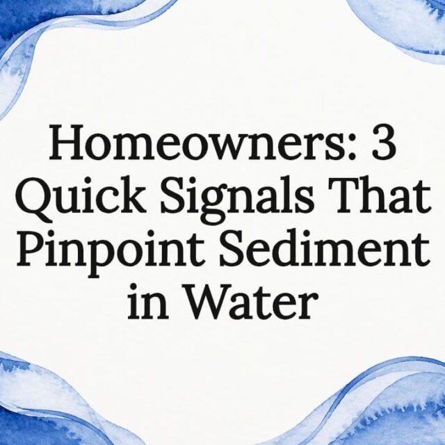 Sediment water signals article title card