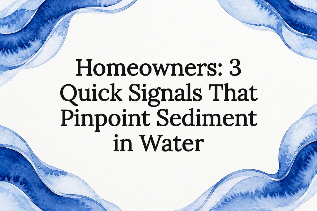 Sediment water signals article title card